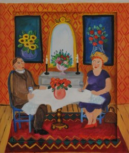 Ett glas vin fîre maten 47x39